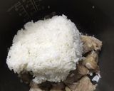 A picture of step 2 of Pork Rib Congee Made from Leftover Rice.
