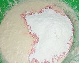 A picture of step 5 of Red velvet muffins#my Valentine's recipe#author marathon.