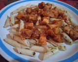 Foto del paso 5 de la receta: Pasta plumas con pollo rostizado