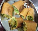 A picture of step 6 of Stuffed Mirchi Kadi Pakoda.