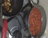 A picture of step 3 of Spaghetti with Mackerel.