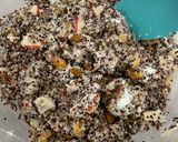 A picture of step 8 of Quinoa with Apple, Apricot, and Pistachio.