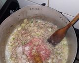 Foto del paso 3 de la receta: Fideos espaguetis🍜 con tuco de pollo 🍗