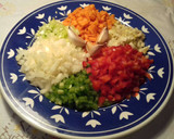 Foto del paso 1 de la receta: Lentejas pardinas con verduras y salchichas frescas