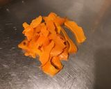 Une image de l'étape 6 de Tarte à l orange (pâte brisée au kaki et citron).