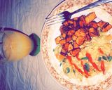 A picture of step 7 of Dodo and scrambles eggs.