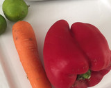 Foto del paso 1 de la receta: Filete de pescado con verduras al horno