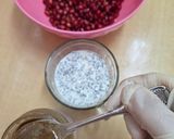 Foto del paso 3 de la receta: Chía pudding de yogur casero con granada, almendras, mantequilla de avellanas y menta fresca 🌱