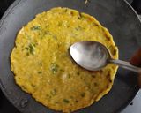 A picture of step 6 of Barley flour and leftover poha thepla.