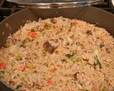 A picture of step 6 of Mushrooms and Mixed Vegetables Pulao.