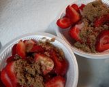 A picture of step 1 of Balsamic, Brown Sugar Strawberries.