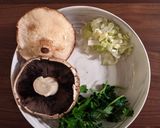 A picture of step 1 of Mushroom Risotto.