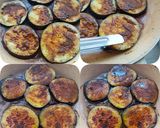 A picture of step 3 of Baingan Bhaja.