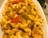 A picture of step 1 of Dum Qeema Macaroni.