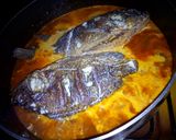 A picture of step 10 of Fish in milk sauce #authormarathon #mymomsrecipe.