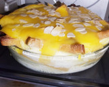 Foto langkah ke 4 dari resep Puding Roti Kurma Fla Custard.