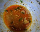 A picture of step 3 of Khattay aloo.