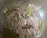 A picture of step 1 of Prawns Pulao.