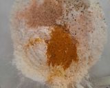 A picture of step 5 of Stuffed and crispy Turmeric Rice flour Pancake.