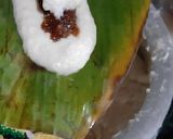 A picture of step 6 of Haldi Patra Pitha/Enduri Pitha(made with turmeric leaves).