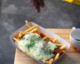 Foto langkah ke 6 dari resep French Fries with Bolognese Sauce.
