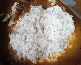 A picture of step 10 of Mutton Masala Pulao.