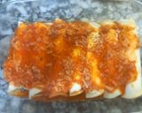 Foto del paso 15 de la receta: Canelones ricota, acelga y hojas de remolacha con salsa de chorizo