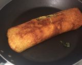 Foto del paso 10 de la receta: Crepe de papa y calabacín relleno de espinaca