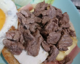 Foto del paso 2 de la receta: Sándwich chivito uruguayo estilo mexa 👏🏼