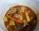 Foto del paso 20 de la receta Pollo en salsa de jengibre fresco, cardamomo con patatas y zanahoria