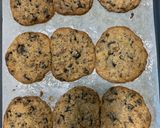 A picture of step 7 of Hilton Doubletree cookies.