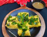 A picture of step 5 of Dhokla.