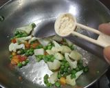A picture of step 2 of Bengali Masala Khichdi.