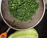 A picture of step 1 of Lauki quinoa parantha.