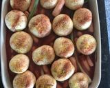 A picture of step 2 of Kofta with Tomatoes.