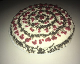 Foto del paso 12 de la receta: Tarta de frambuesa con grosellas 🍰⭐️❤️