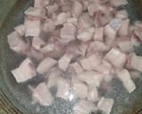 รูปขั้นตอนการทำที่ 1 ของ หมูคั่วเกลือ
