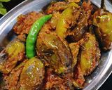 A picture of step 8 of Rajasthani Stuffed Eggplant.