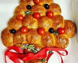 Foto del paso 9 de la receta: Árbol de Navidad relleno de bacon y queso sin lactosa 🎄🎄