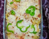A picture of step 10 of Chicken cheese lasagna 😋😋.