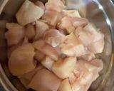 A picture of step 1 of Sotanghon Guisado.