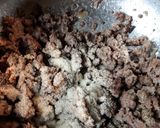 A picture of step 1 of Cheesy Meaty Hotdog Sauce 2.