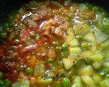 Sweet potato bottlegourd peas and capsicum sabji recipe step 4 photo