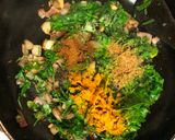 A picture of step 3 of Methi Paneer Stir Fry.