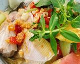 Hình bước làm 5 của món Canh Chua Cá Đuối