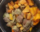 Foto del paso 2 de la receta Carne estofada con calabaza