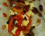 A picture of step 3 of Tri-Tip Breakfast Tacos.
