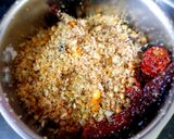 A picture of step 4 of Kerala style varutharacha sambar.