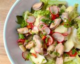 Hình bước làm 4 của món Salad Trai Đen Kiểu Địa Trung Hải