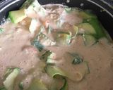 Foto del paso 6 de la receta: Camarones con calabacitas y leche de coco